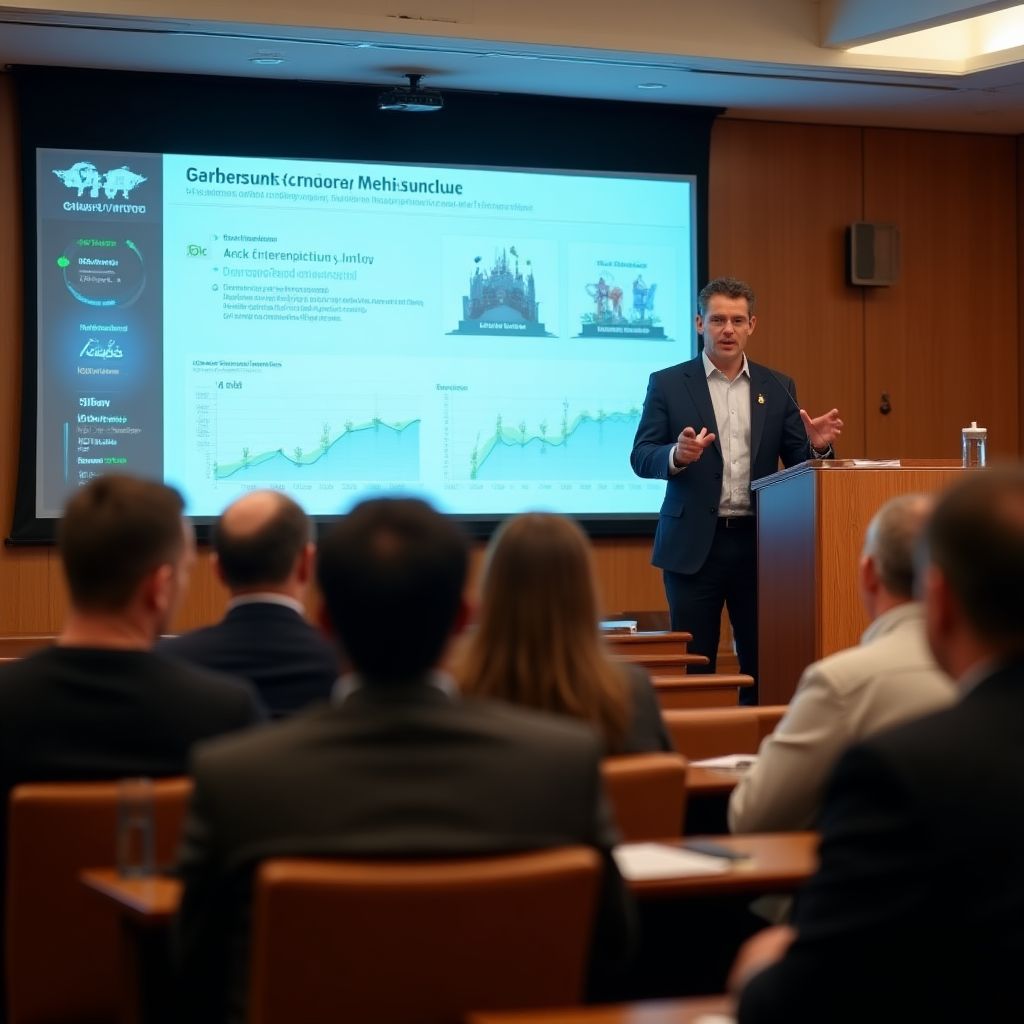 Conferencia anual de FinanzasAR con expertos financieros