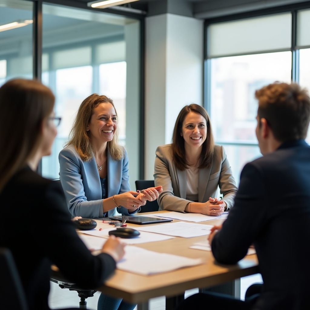 Fundadores de FinanzasAR en su primera oficina en Buenos Aires