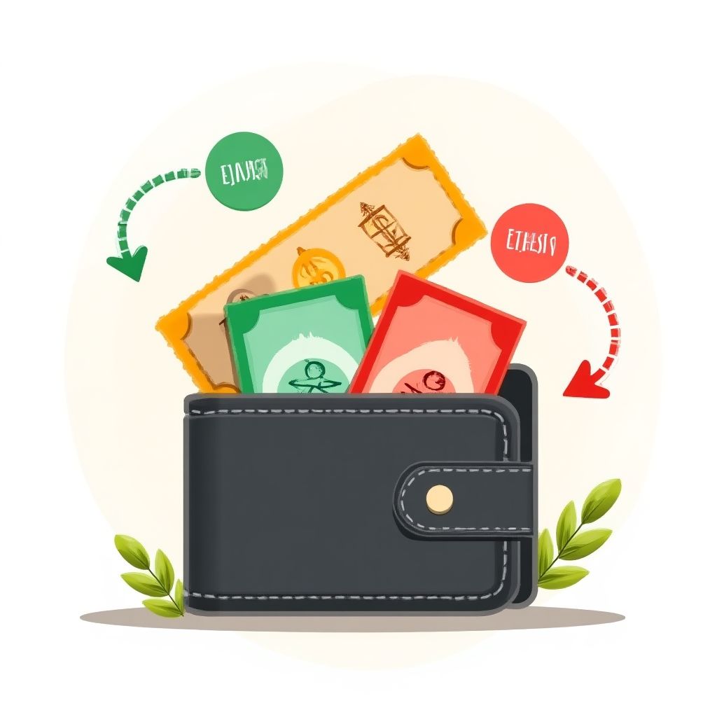 Ilustración de conceptos básicos de finanzas